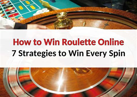 best way to win roulette